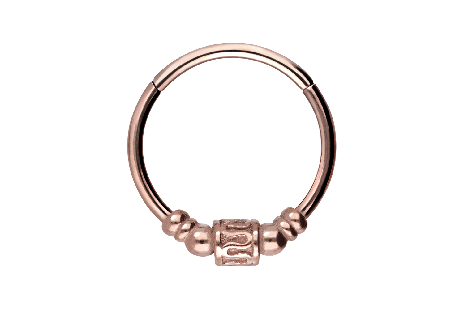 Chirurgenstahl Segmentring Clicker ETHNO-DESIGN